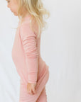 Blush Pink Bamboo Two-Piece Pajamas