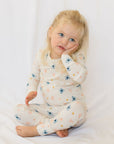 Blossoms Bamboo Two-Piece Pajamas