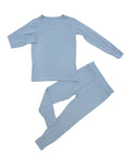 Steel Blue Bamboo Two-Piece Pajamas