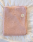 Pointelle Cotton Baby Blanket